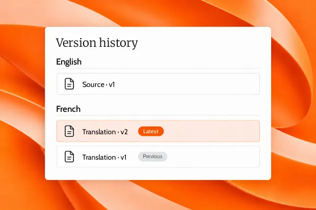 Version history: English source v1, French translation v2 latest and v1 previous